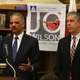 Attorney General Eric Holder (left) and Education Secretary Arne Duncan during a visit to J.O. Wilson Elementary School in Washington, DC
Mark Wilson/Getty Images